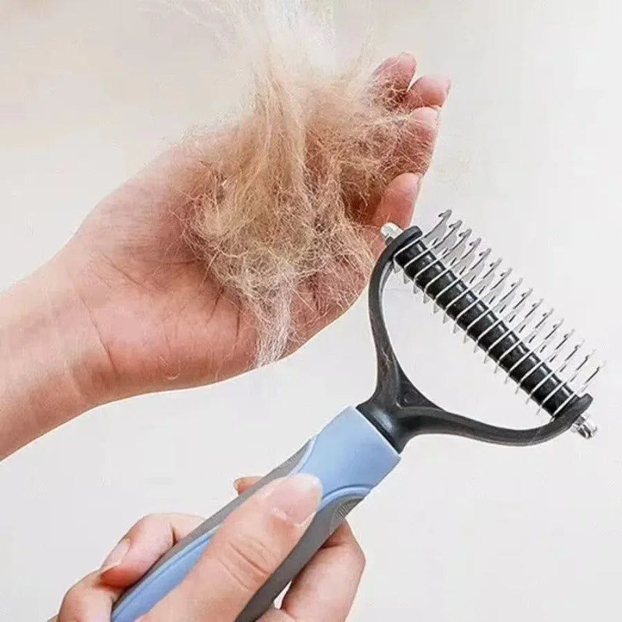 Professional Pet Deshedding Brush Dog Hair Remover Pet Fur Knot Cutter Puppy Cat Comb Brushes Dogs Grooming Shedding Supplies