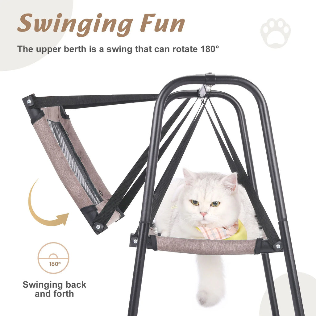 Cat Hammock Window Bed Sunny Seat Hanging Mount Beds Cat Sofa Dual-Layer Hammock