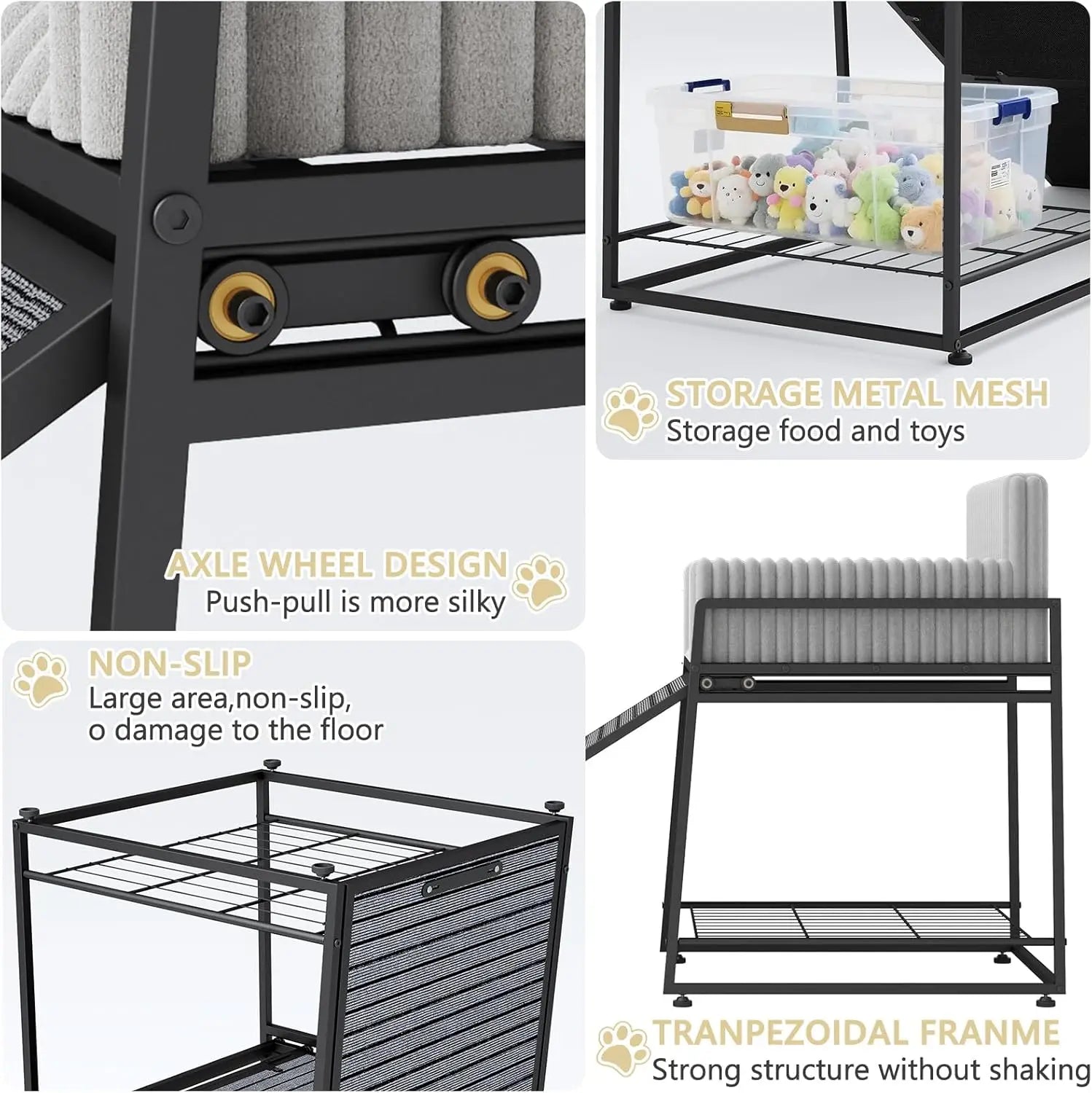 Pet Stairs Ramp with Seat, Dog Window Perch with Stairs, Ramp, Storage and Steps