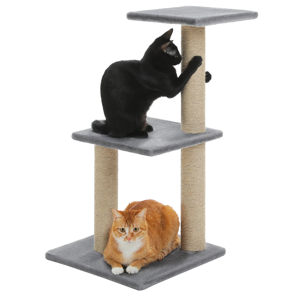 Cat tree Cat Tower for Indoor Cats 2 Styles Cat Activity Tree with Cat Scratching Posts Big Hammock and Removable Top Perch