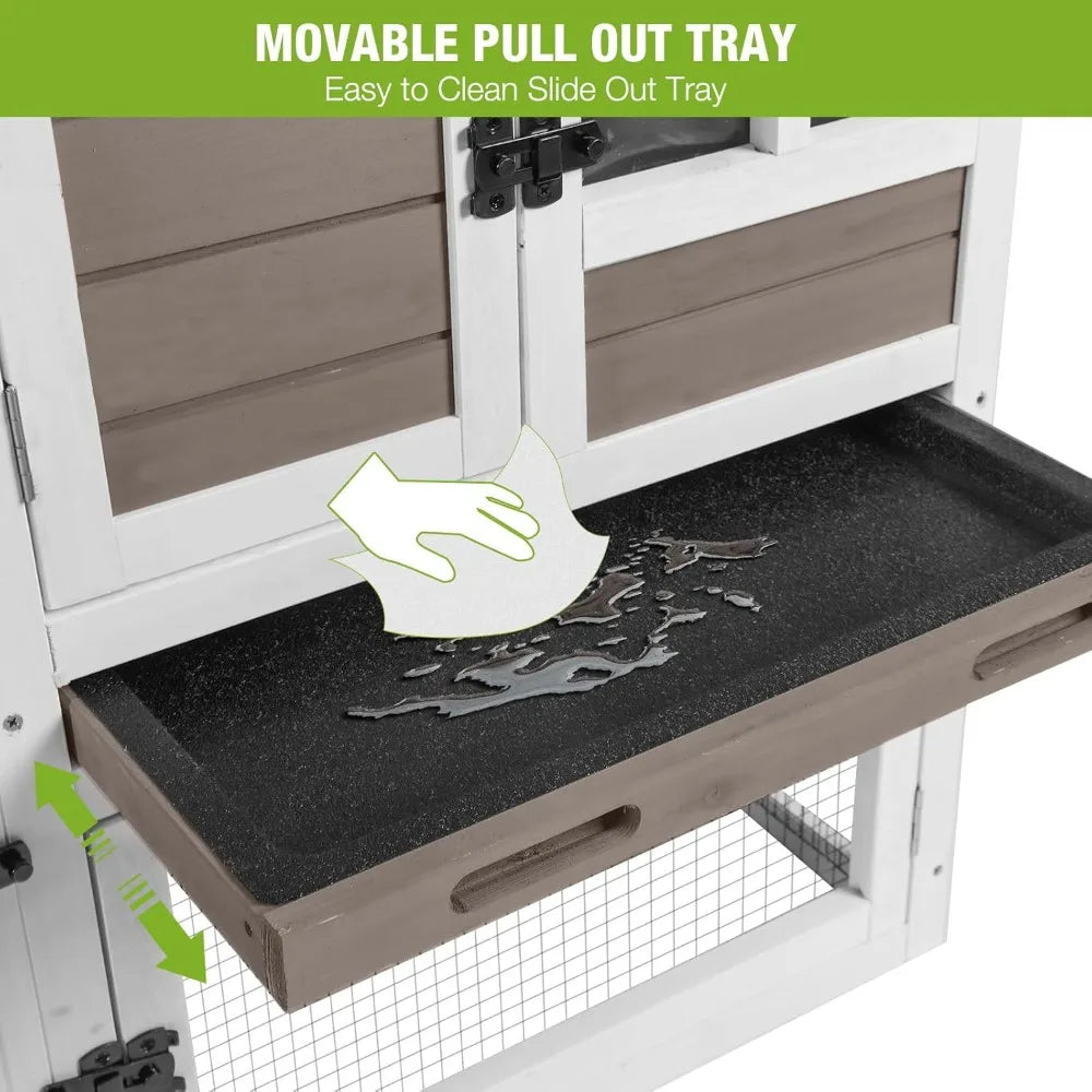 Outdoor Indoor Rabbit Hutch