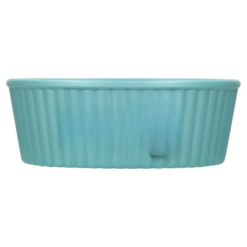 Small 2.2-Cup Pet Bowl, Teal, Measures 5.5 in x 5.5 in x 2 in