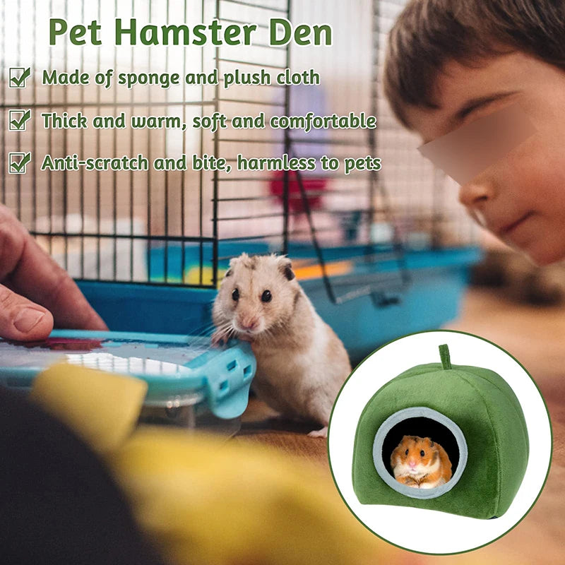 Hamster House Guinea Pig Cage Hamster Cotton House Small Animal Nest Winter Warm