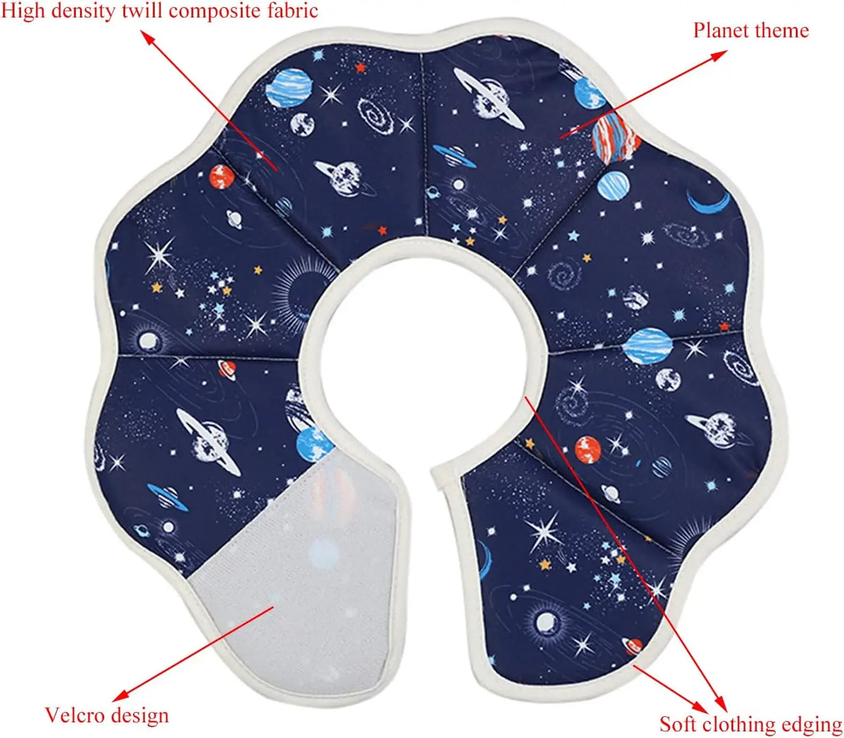 Soft Cat Cone, Adjustable Recovery Collar After Surgery to Prevent Licking Wound, Protective Cat Neck Cone, Comfortable