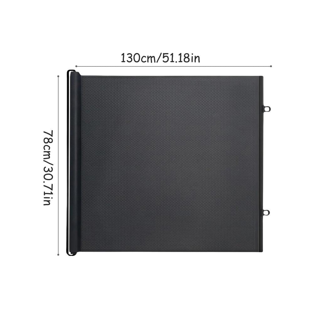 Automatic Extendable Pet Gate Barrier Anti Jump Fence for Dogs Cats with Anti Escape Door Stoppers