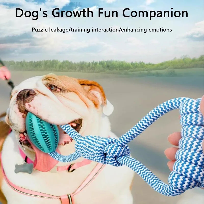 Dog Treat Chew Resistant 18 x 13cm Rope Toy