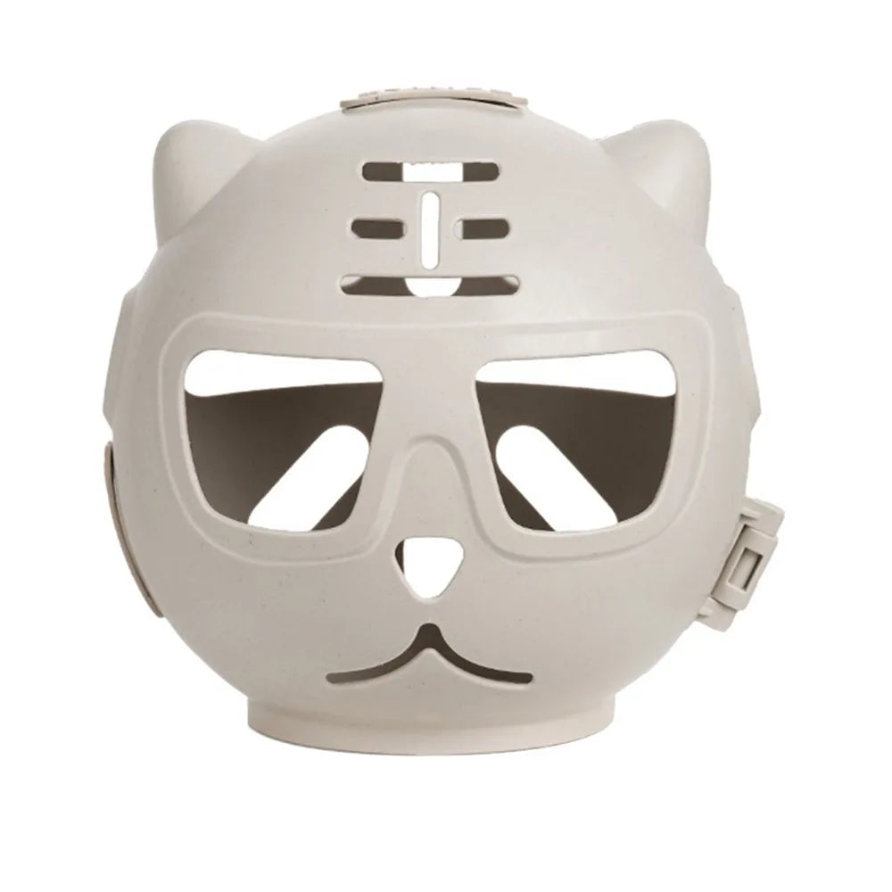 Transparent Cat Bubble Muzzle Anti-Bite Hood Breathable Anti-Licking Cat Head Cover
