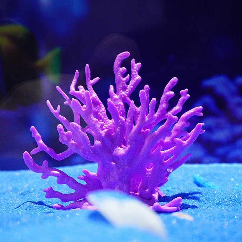 Coralline Artificial Aquarium Fish Tank Decorations PVC Plants Coral Ornaments