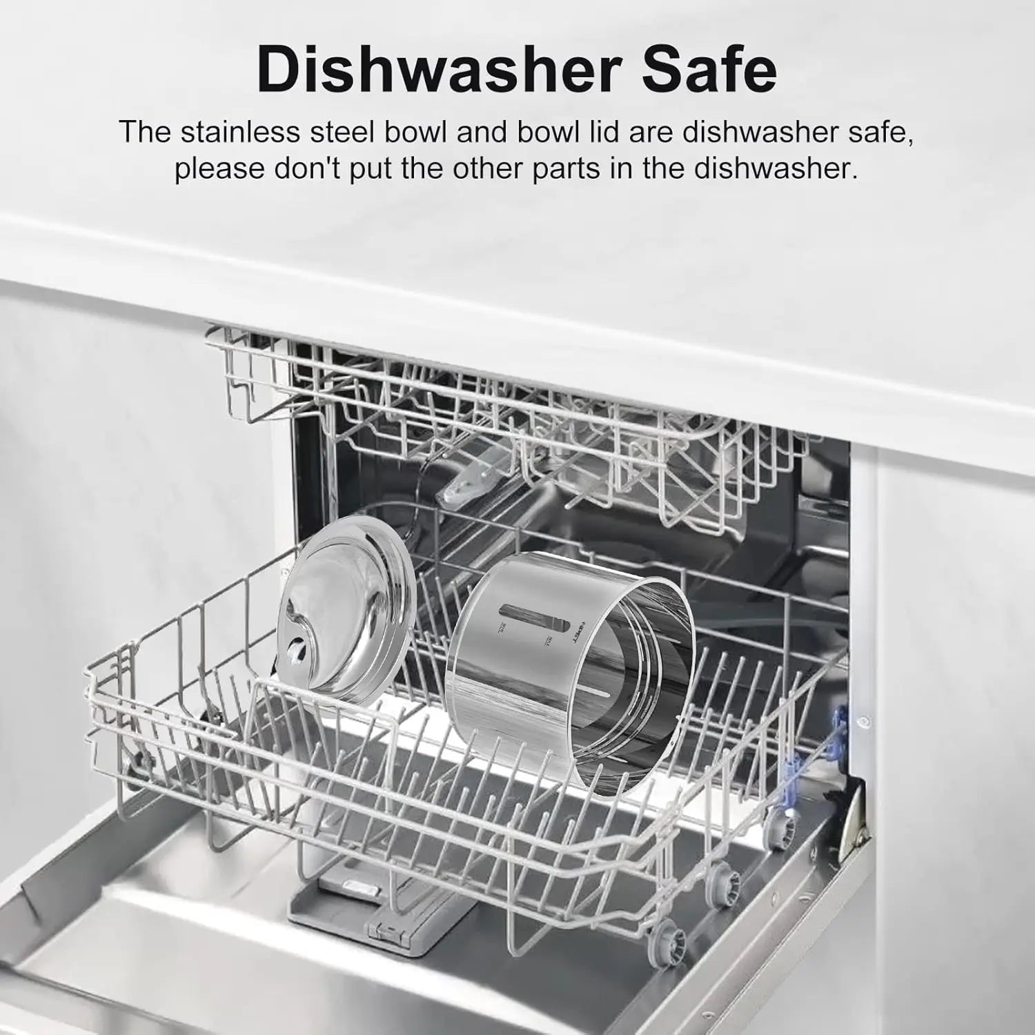 Cat Dog Water Fountain Stainless Steel, 50oz/1.5L Dishwasher Safe with Visible Window Light