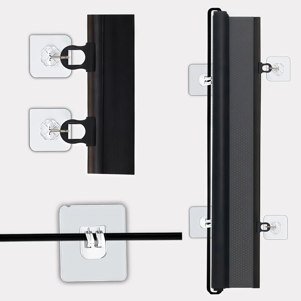 Automatic Extendable Pet Gate Barrier Anti Jump Fence for Dogs Cats with Anti Escape Door Stoppers