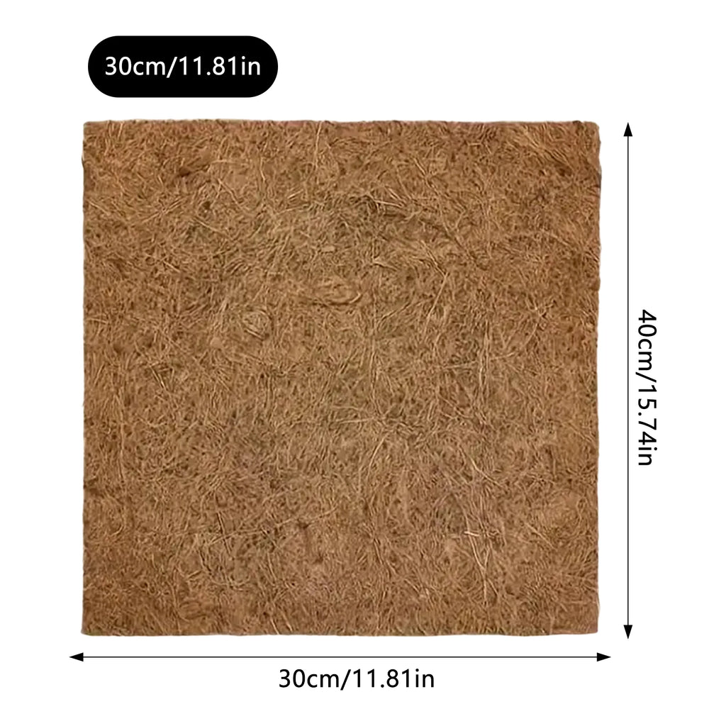 Coconut Fiber Reptile Mat Lizard Terrarium Breeding Eggs Mat Laying Nest Pad Dust Free Moisturizing Pet Bedding