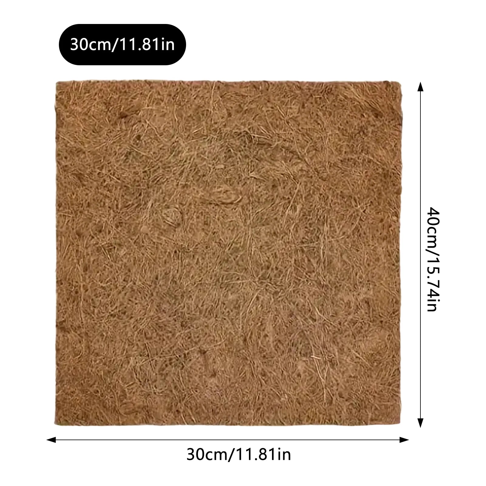 Coconut Fiber Reptile Mat Lizard Terrarium Breeding Eggs Mat Laying Nest Pad Dust Free Moisturizing Pet Bedding