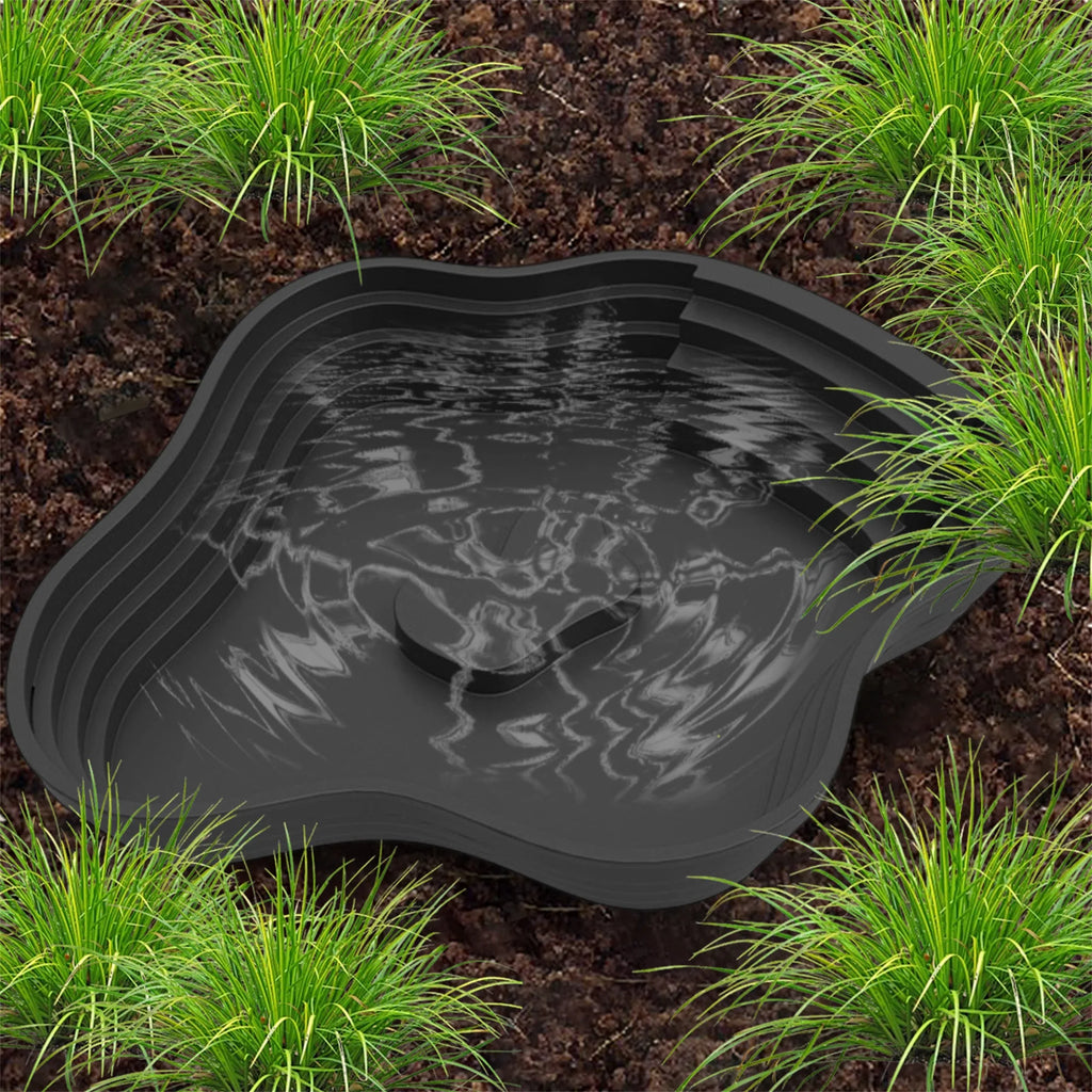 Reptile Habitat Decor Bathing Pool Feeding Dish Water Bowl for Gecko Snake Turtle Bearded Dragon Lizard