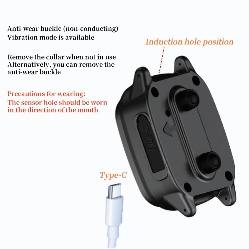 Waterproof Dog Bark Collar, Rechargeable Anti-Bark Collar For Small Medium Dog
