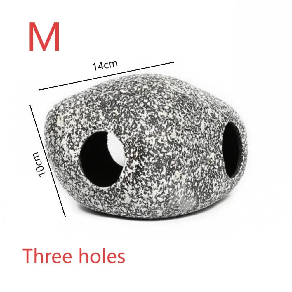 Aquarium Stone Cave Fish and Shrimp Hiding House Breeding House Fish Tank