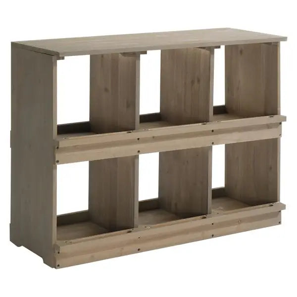 Nesting Boxes for Chickens, Wooden, 6 Compartments