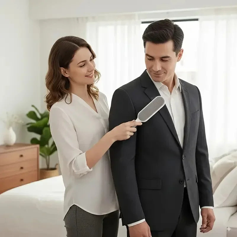 1-Piece Plastic Lint Remover - Durable, Washable Reusable, Good for Clothes/Sofas/Pet Hair