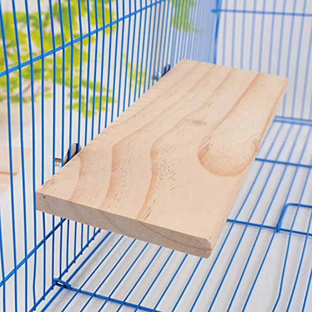 Pet Wood Platform Clean Cage Accessories