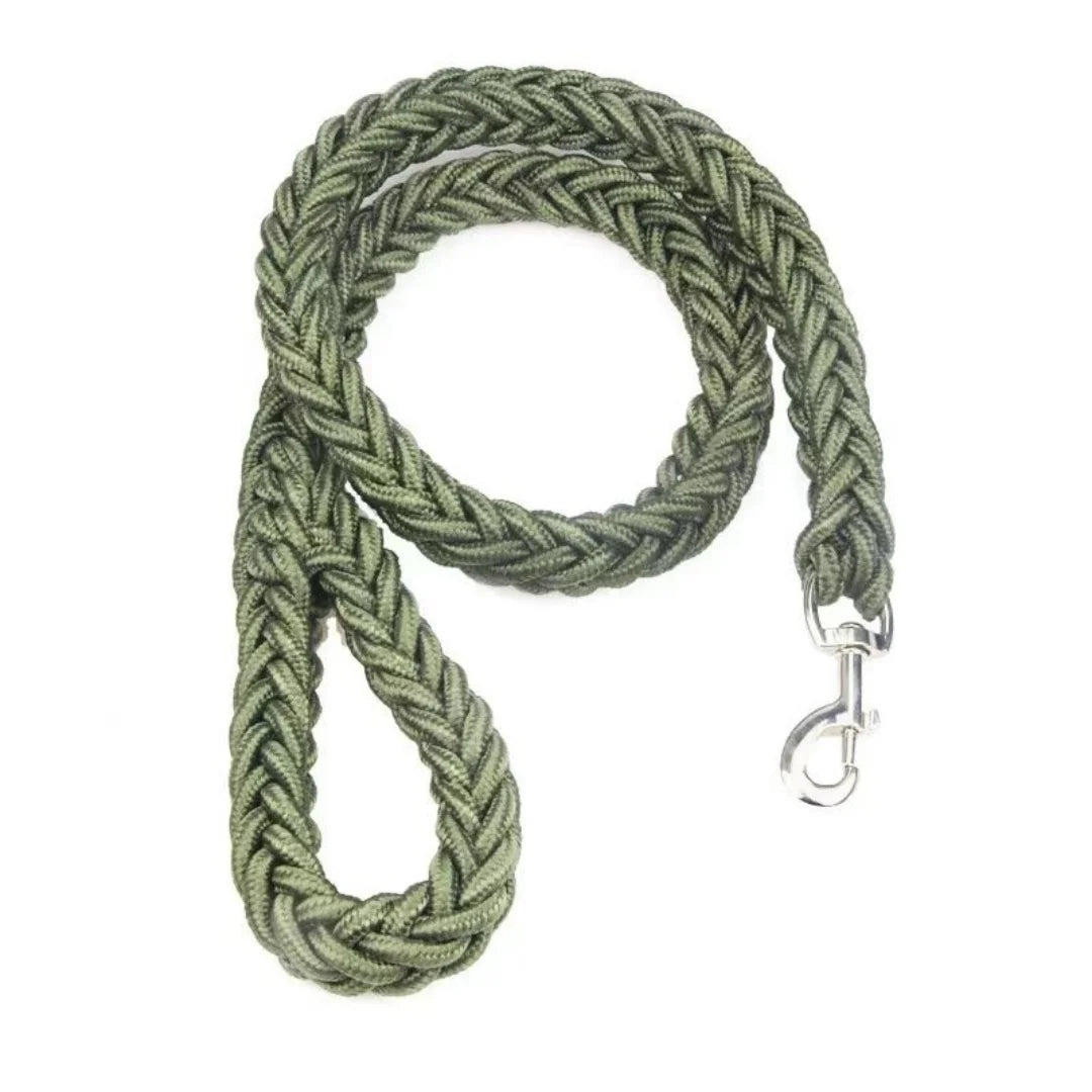 Durable Nylon Braided Large Dog Leash Traction Rope