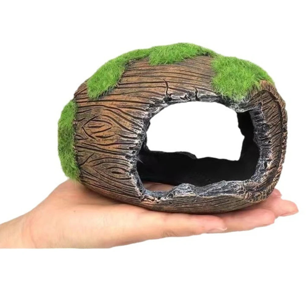 Aquarium Barrel Decoration Fish Shrimp Shelter Fish Tank Resin Barrel Ornament