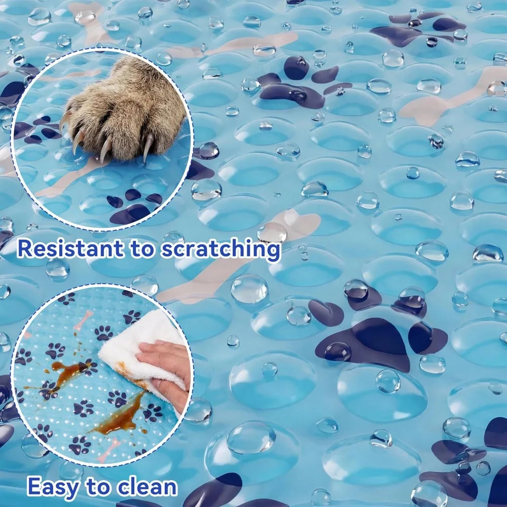 Pet Cooling Gel Mat, 20in Self-Cooling Pad for Small Dogs, Non-Slip Waterproof Durable Mat for Bed, Car, Indoor & Outdoor Use