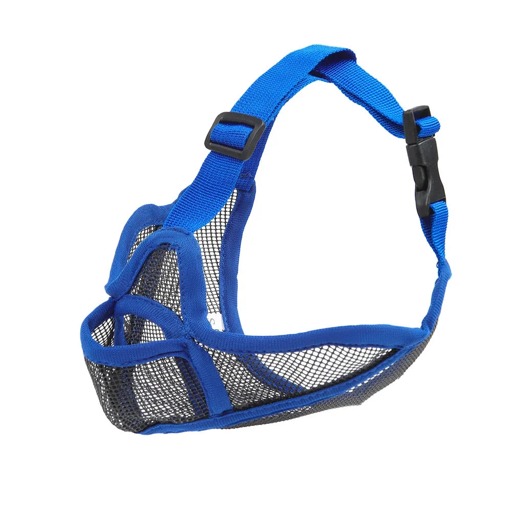 Dog Muzzle for Short-Snouted Dogs Preventing Barking Breathable Muzzle Prevent Accidental Ingestion