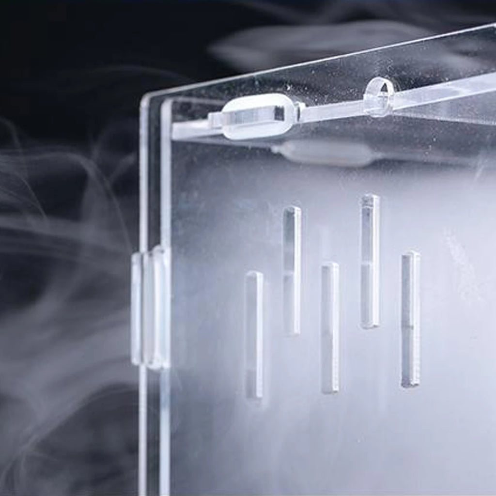 Acrylic Transparent Reptile Terrarium Breeding Box Enclosure Habitat