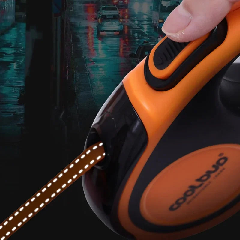 Portable Automatic Retractable Leash Traction Rope Nylon For Large Medium Dogs Puppies