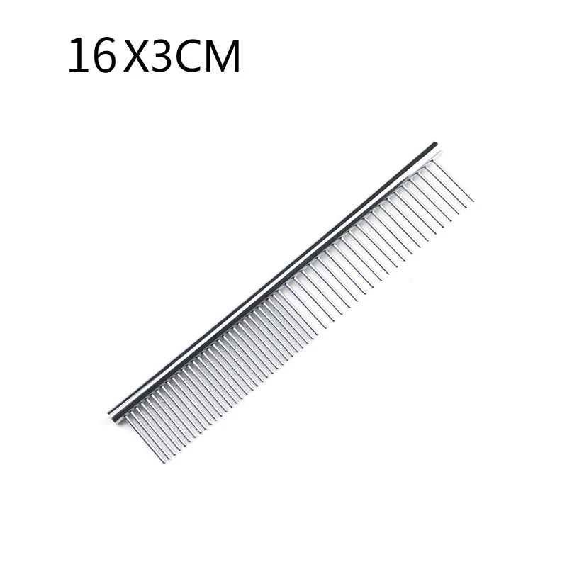 Stainless Steel Comb Long Thick Hair Fur Removal, Comb 16/19cm