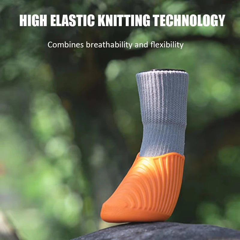 4 Pcs Outdoor Dog Boots Comfortable Waterproof Anti-Slip for Small Medium Large Dogs