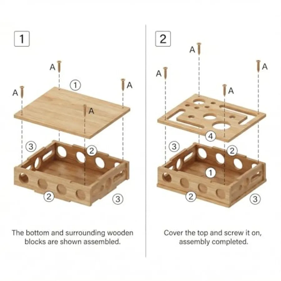 Reinforced Cat Nail File Scratcher Box Enrichment Puzzle Toy for Indoor Cats Sandpaper Claw Care