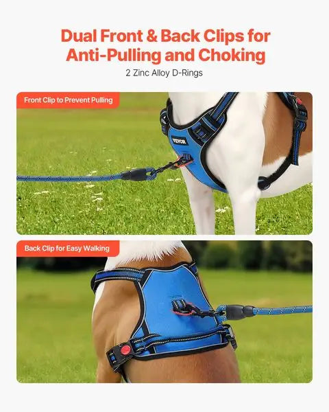 Dog Harness for Large Dogs No Pull Adjustable Dog Vest with Leash