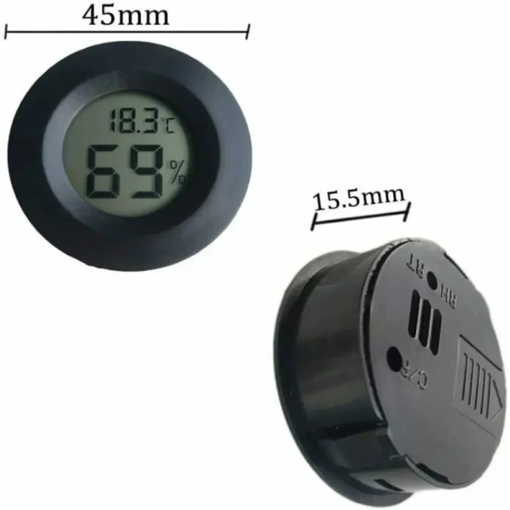 Reptile Aquarium Temperature Sensor High Precision Digital Humidifier Thermometer