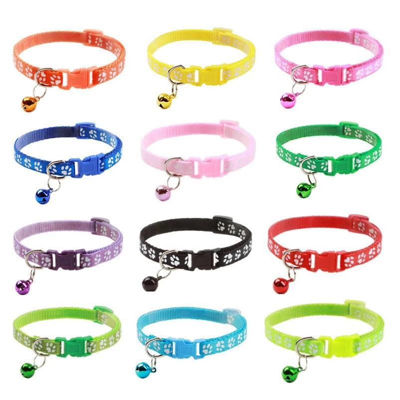 Cat bell collar multiple colors
