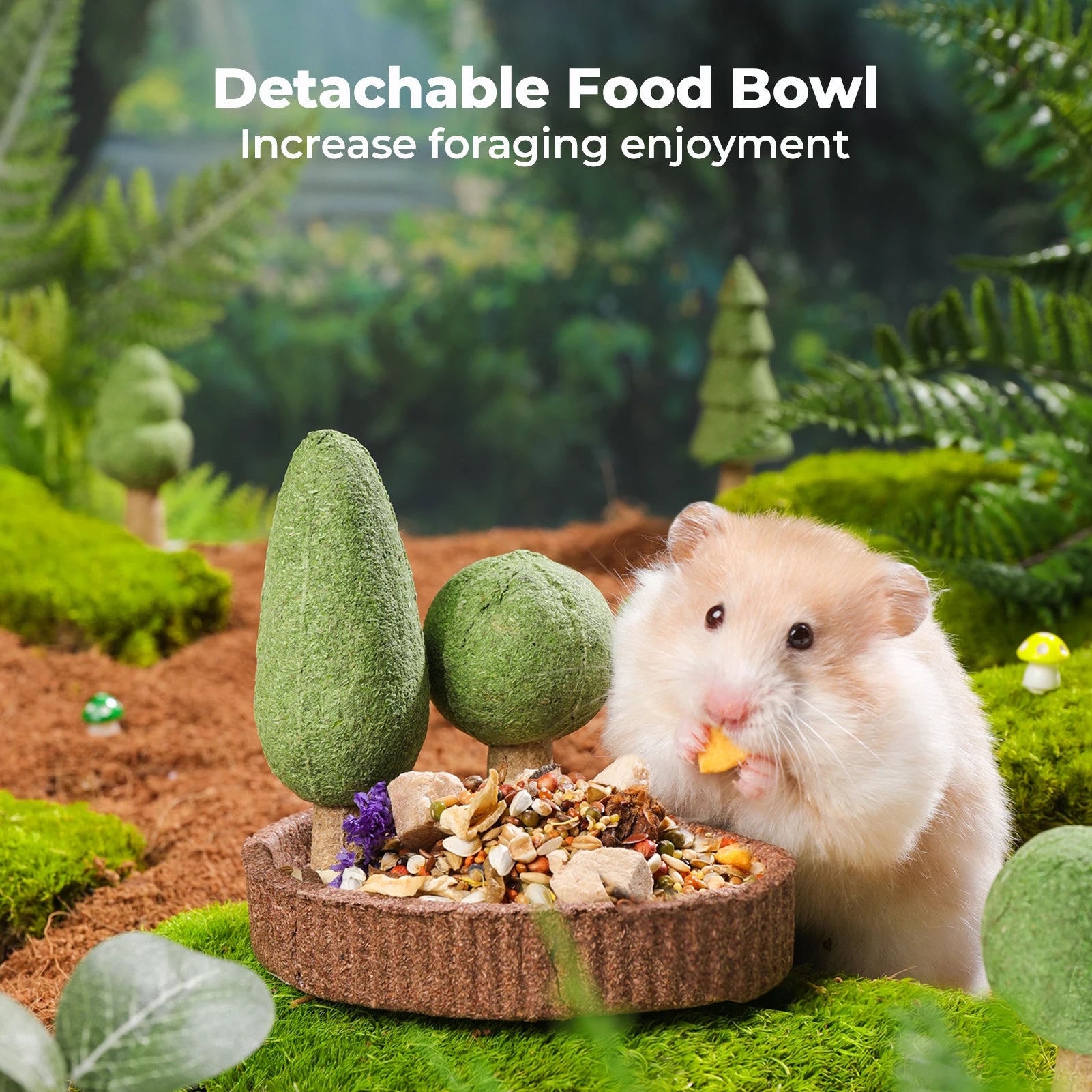 Natural Edible Guinea Pig/Rabbit Treats, Small Pet Dental Health Toys