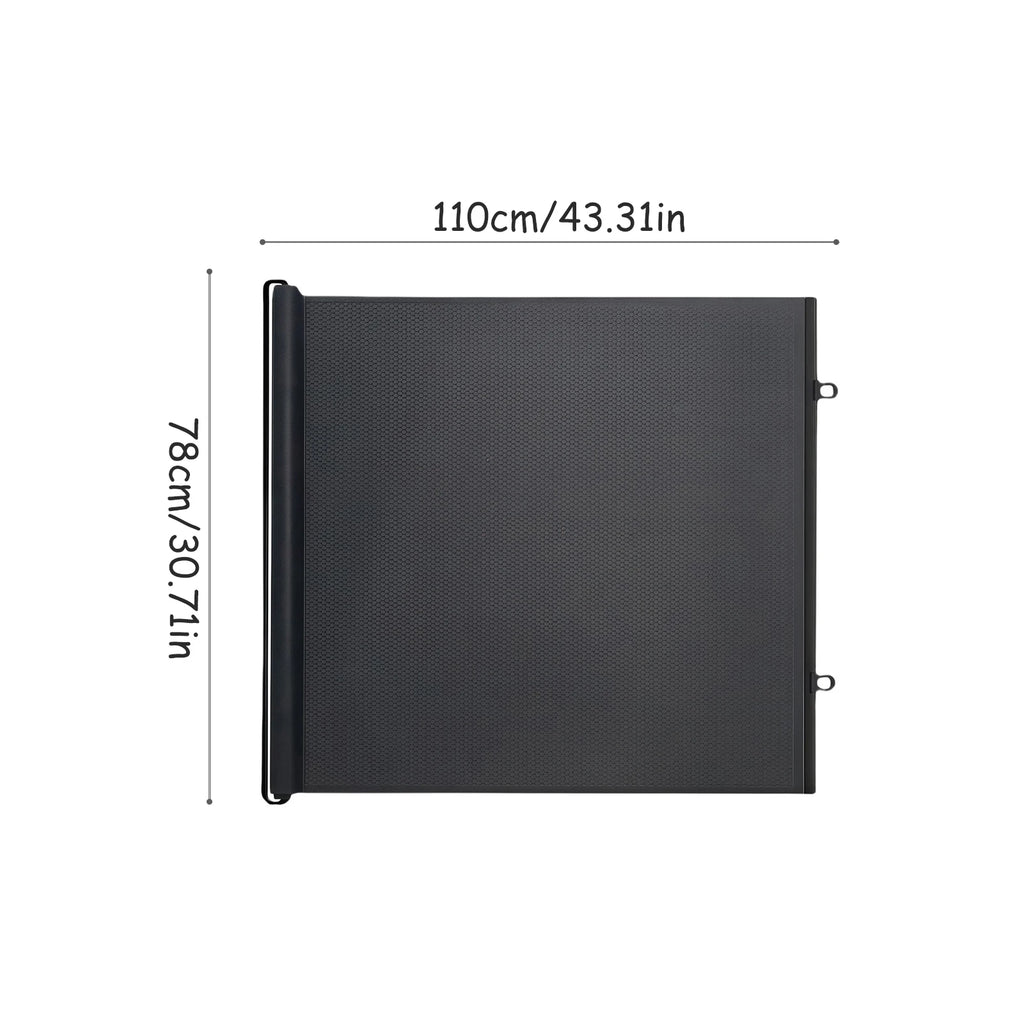 Automatic Extendable Pet Gate Barrier Anti Jump Fence for Dogs Cats with Anti Escape Door Stoppers