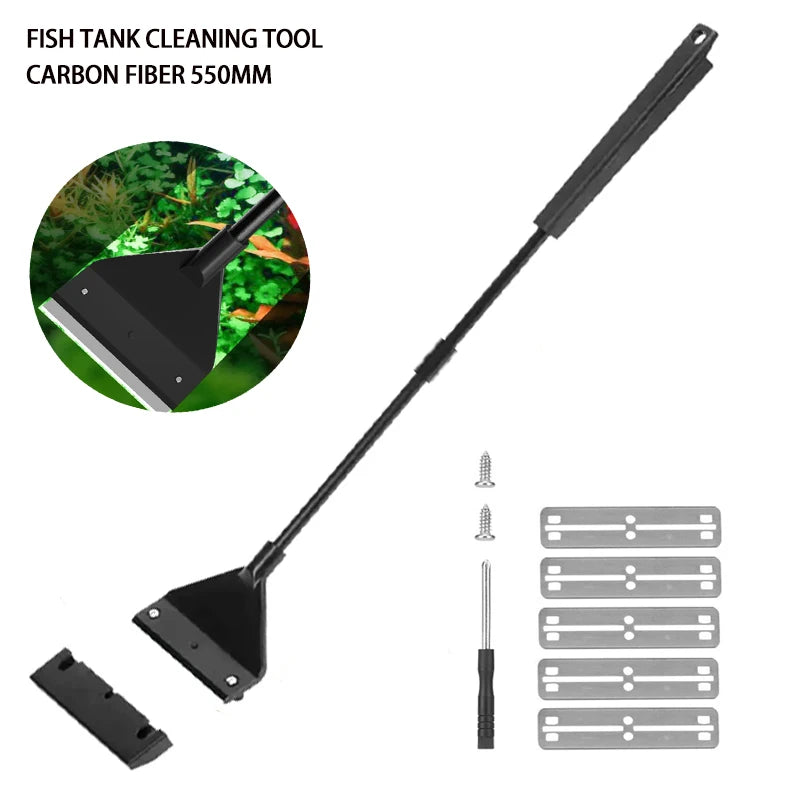 Aquarium Cleaning Tool Fish Tank Flat Sand Algae Removal Scraper