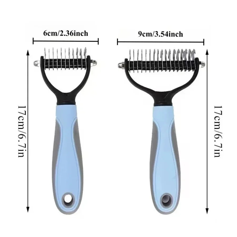 Professional Pet Deshedding Brush Dog Hair Remover Pet Fur Knot Cutter Puppy Cat Comb Brushes Dogs Grooming Shedding Supplies