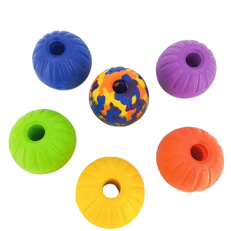 Hollow Dog Rubber Ball Can Float On The Water Surface Indestructible Dog Balls Training Chewing Toy For Dogs