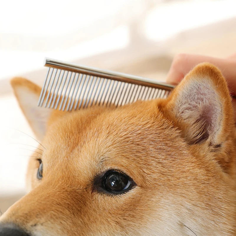 Stainless Steel Comb Long Thick Hair Fur Removal, Comb 16/19cm
