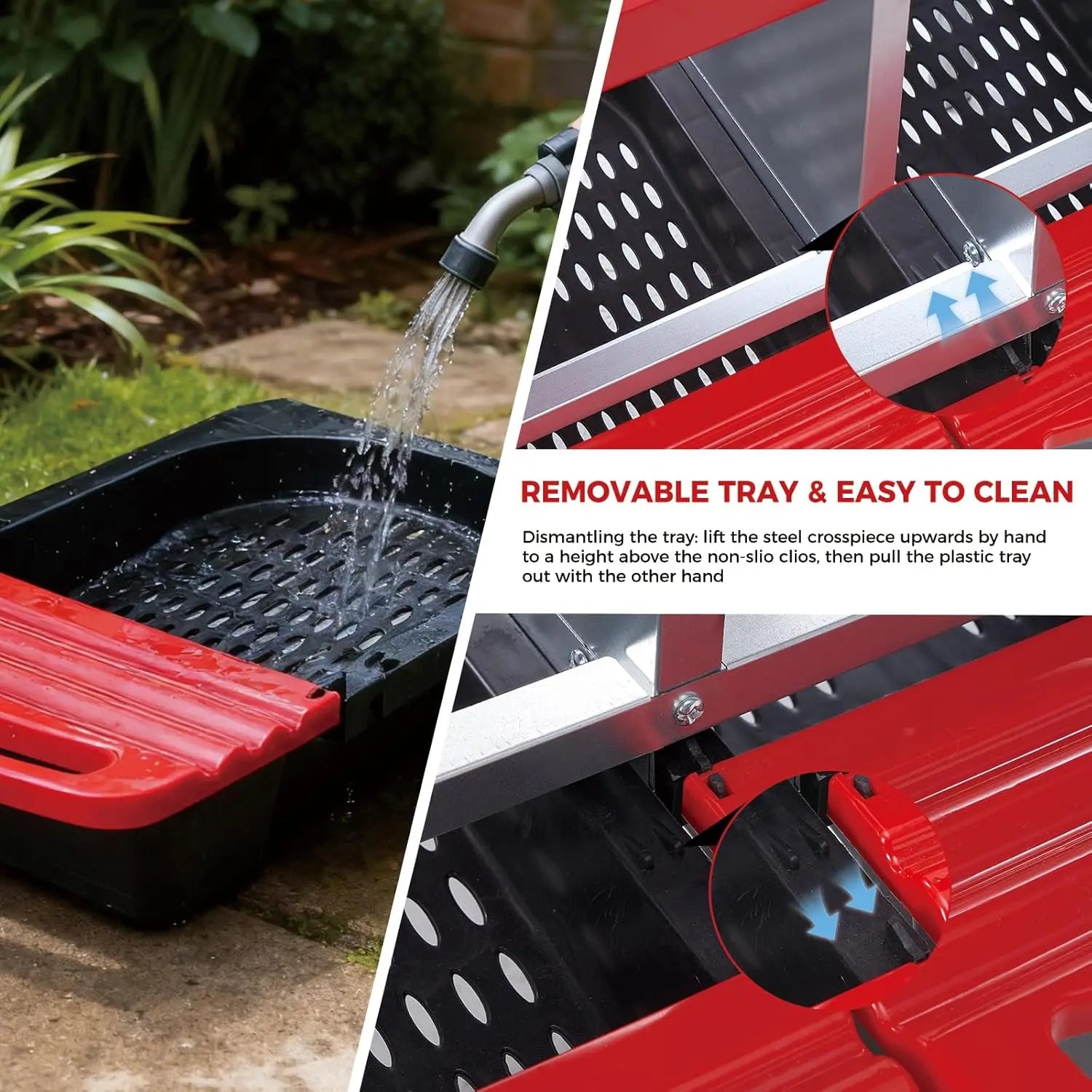 Chicken Nesting Box 4 Compartment Roll Away Design Automatic Roll-Out Egg Collection with Perch Wall Mount
