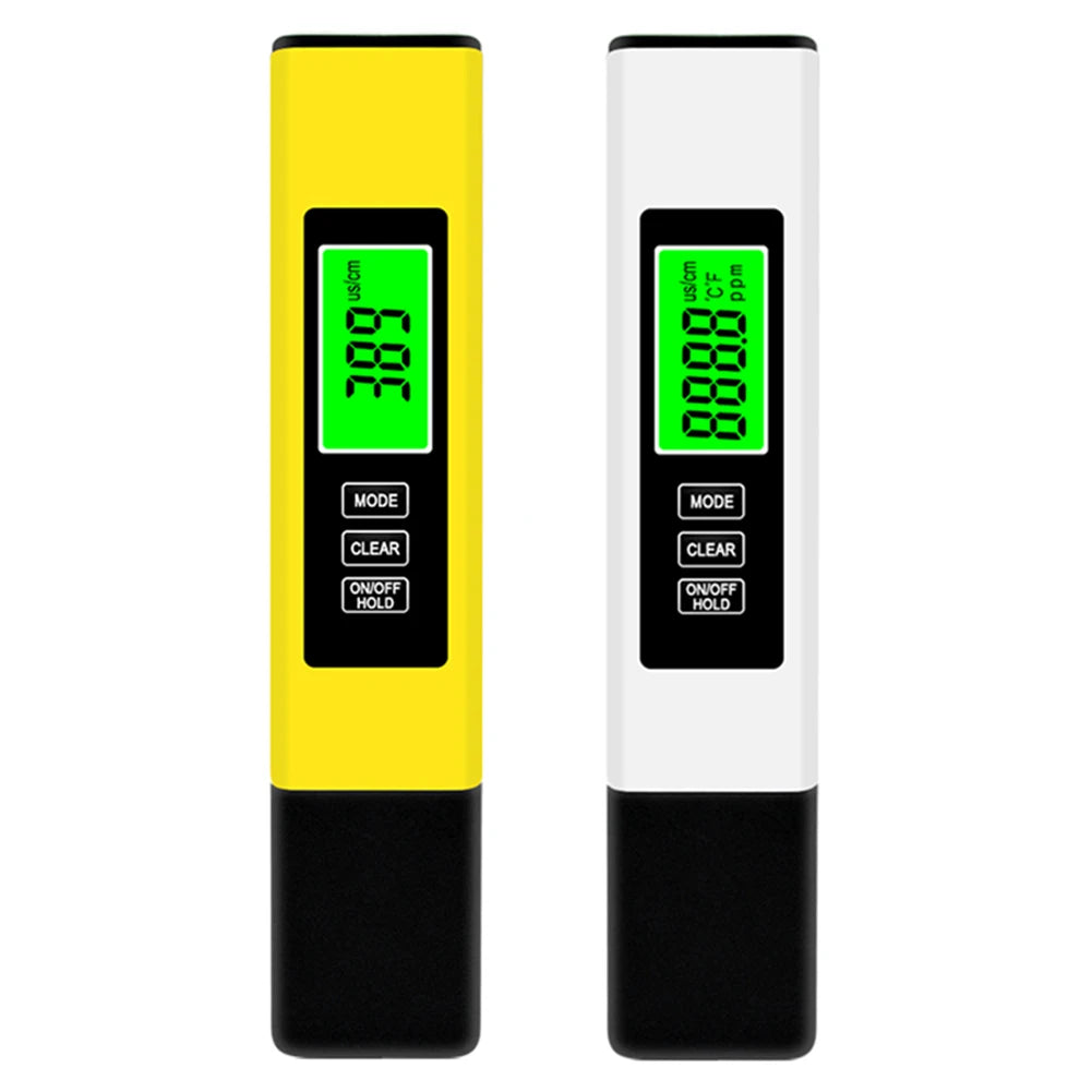 4 in 1 Digital Water Tester TDS EC & Temperature(°C °F) Meter Backlit LCD Display Drinking Water Aquariums