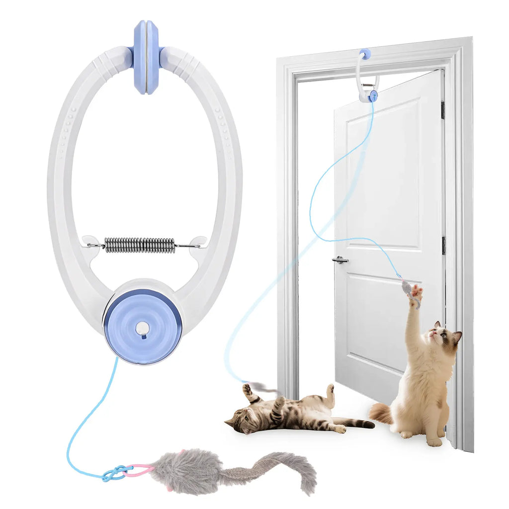 Cat Toys Electric Retractable Hanging Cat Toy Interactive Cat Toy USB Rechargeable Self Play