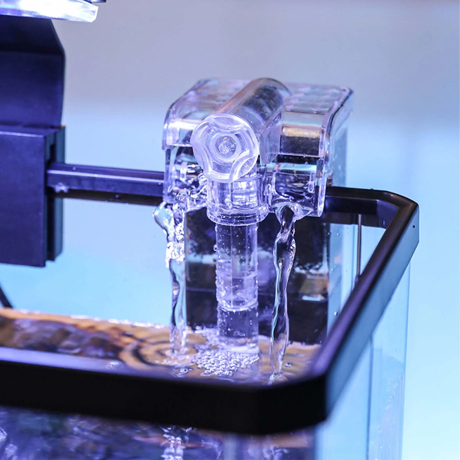 Mini Fish Tank Ultra White Desktop Filter Oxygen Generator Aquarium Starter Kit