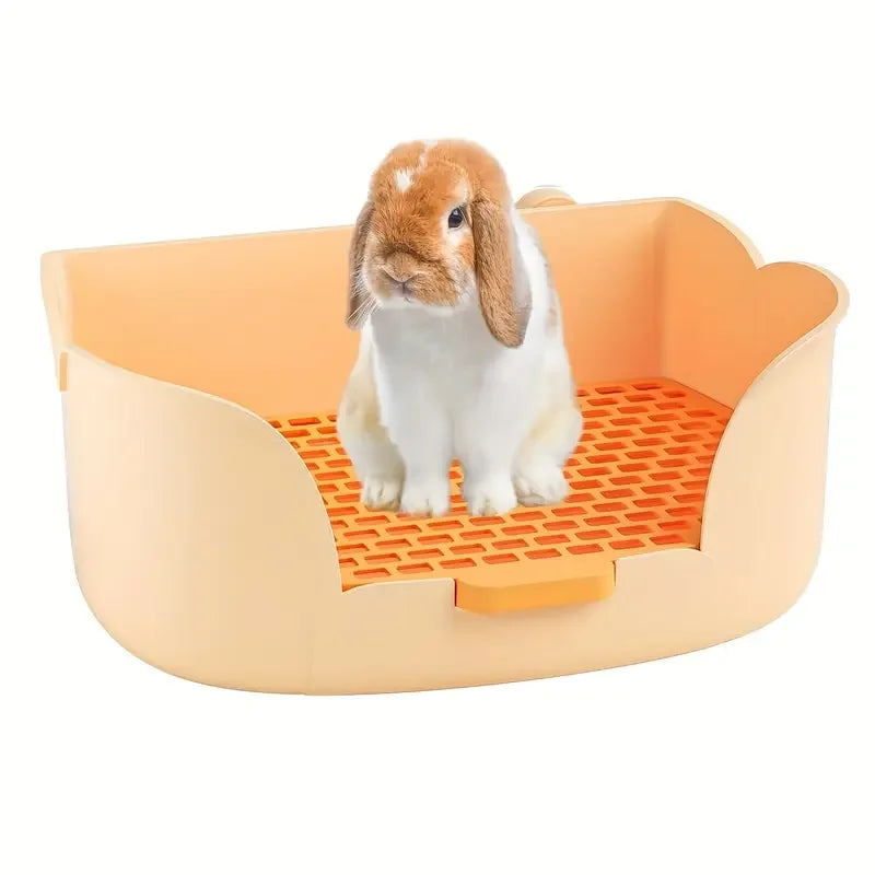 Litter Box, Potty Corner Toilet Trainer for Hamster Guinea Pig Ferret Bunny Small Animals
