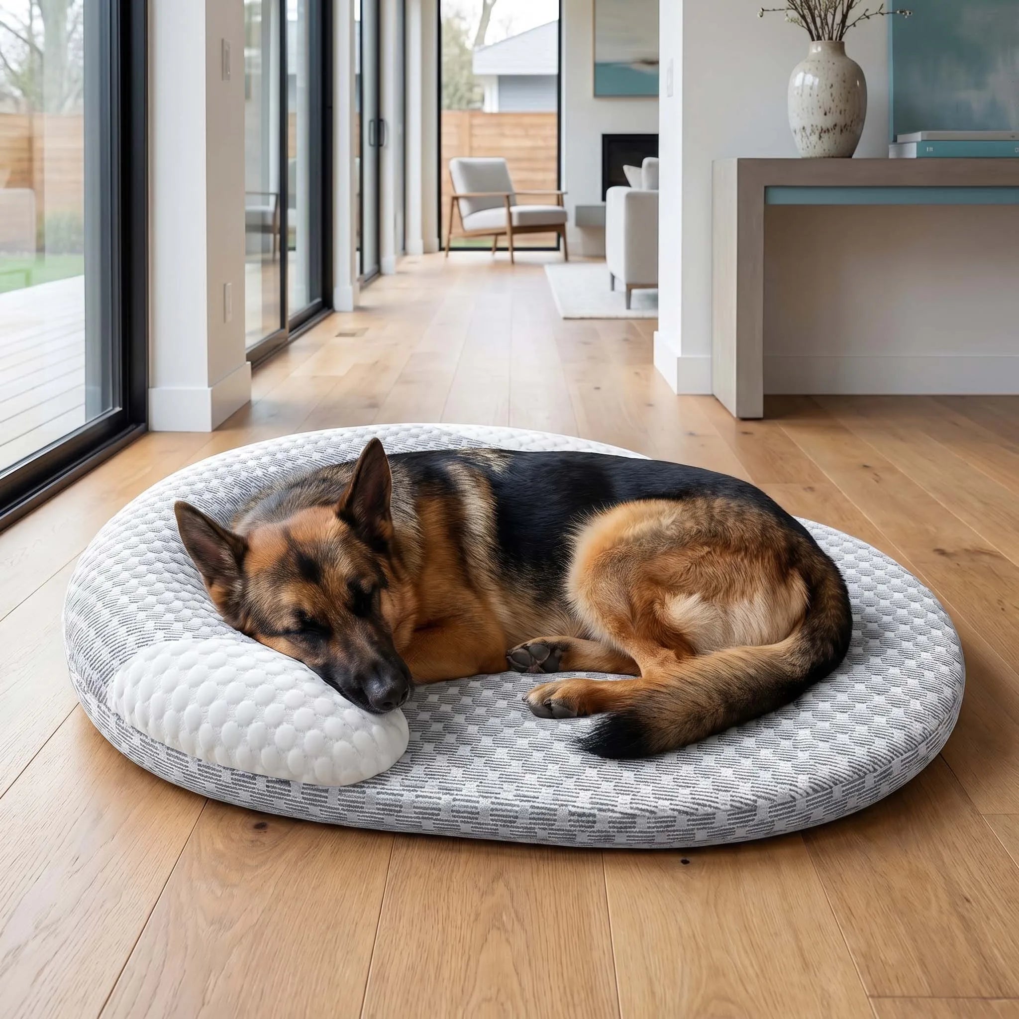 Cooling Bed Summer Ice Silk Mat Oval Pet Nest Breathable Heat Dissipation Cooling Pad for Small Medium Large Dogs Cats