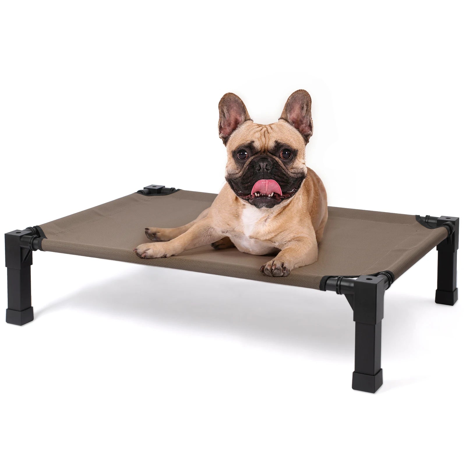 Elevated Dog Bed, Cooling Raised with Chew Proof Washable Breathable Mesh and Metal Frame