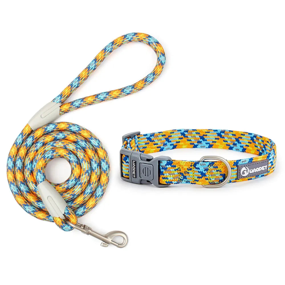 Leashes And Collar Set For Small Medium Large Dogs
