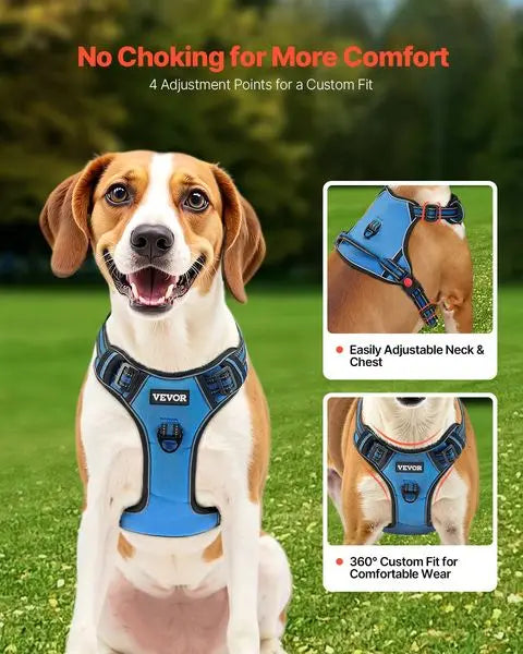 Dog Harness for Large Dogs No Pull Adjustable Dog Vest with Leash