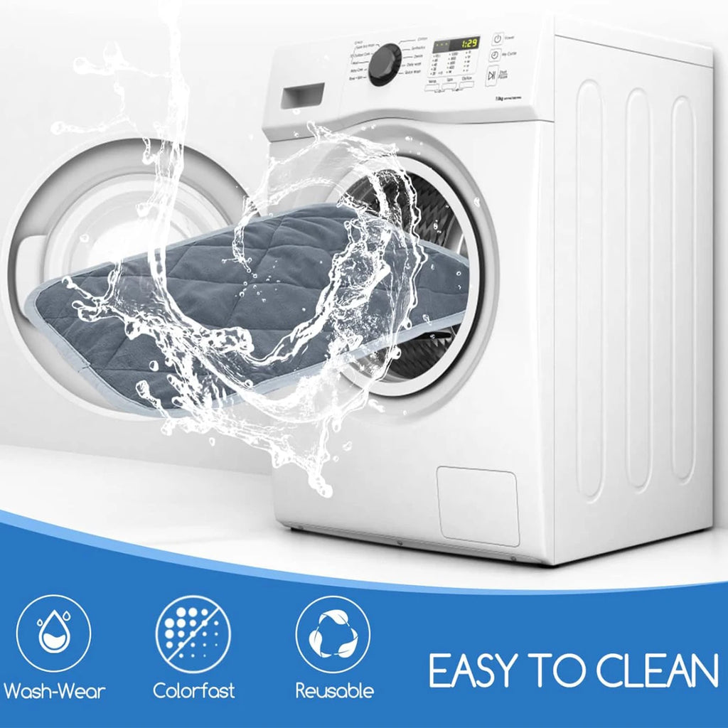 Self-Heating, Extra Warm, Washable Anti-Slip Crate Pad for Dogs and Cats